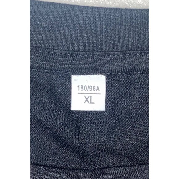 Just Waiting For Halloween Skeleton Pool Party Graphic Unisex Black T-Shirt XL - Picture 5 of 5